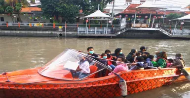 Kunjungan Wisata Perahu Kalimas Surabaya Melonjak Saat Idulfitri