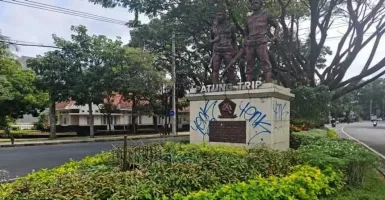 Monumen Pahlawan Trip di Kota Malang Jadi Sasaran Vandalisme