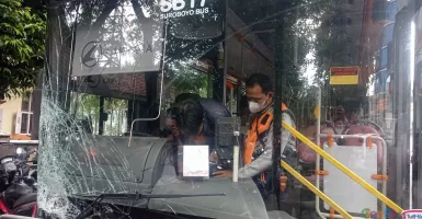 Suroboyo Bus Kecelakaan di Jalan Basuki Rahmat, ini Kronologinya
