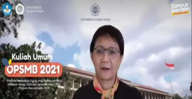 Kuliah Umum, Retno Marsudi Ungkap Perjuangan Akses Vaksin