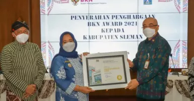 Keren, Pemkab Sleman Rengkuh BKN Award 2021