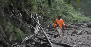 Endapan Material Vulkanik Merapi, Banjir Lahar Hujan Mengancam