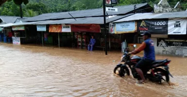 Banjir di Kampung Nelayan Gunungkidul, Warga Mengungsi