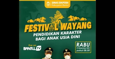 Gelar Festival Wayang, Pemkab Bantul Ingin Anak-anak Cinta Budaya