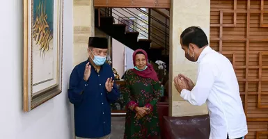 Jenguk Buya Syafii Maarif, Jokowi Pastikan Kondisi Kesehatannya