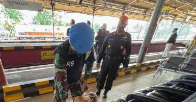Angkutan Lebaran, Pengamanan di Stasiun Yogyakarta Libatkan K9