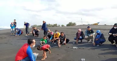 Pelestarian, 144 Tukik Dipelas di Pantai Bugel Kulon Progo