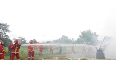 Tanagupa Cegah Sebaran Api Saat Karhutla dengan Latihan Pemadaman