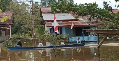 Sejumlah Sungai Meluap, 16 Desa di Kapuas Hulu Terendam Banjir