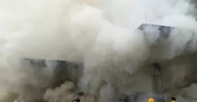 Dampak Kebakaran, Bangunan RS Untan Pontianak Mulai Miring