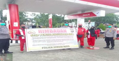 Patroli Rutin, Polres Kubu Raya Awasi Penyaluran BBM Subsidi