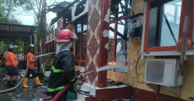 Penyebab Kebakaran Kantor Balitbang Kalbar Masih Diselidiki Polisi