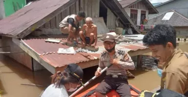 5.000 Warga Serawai Terdampak Banjir, Ketinggian Air Mencapai 2 Meter