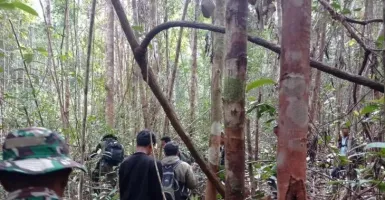 Pencarian Alwi Berlanjut, Satgas Pamtas di Badau Sisir Hutan Desa Kekurak
