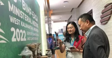 Jamur Susu Harimau di Pameran BIMP-EAGA Diminati Delegasi Malaysia