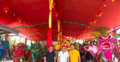 Meriahkan Imlek di Singkawang, Santo Yosep Group Tampilkan 9 Replika Naga