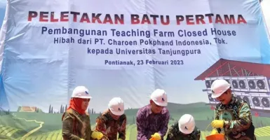 Universitas Tanjungpura Dapat Hibah Teaching Farm Closed House dari PT CPI