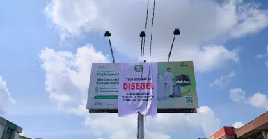 Lagi, BKD Kota Pontianak Segel Reklame Jenis Billboard