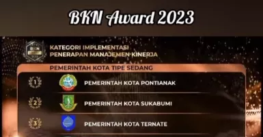 Pontianak Sabet Peringkat I BKN Award 2023 Kategori Pemkot Tipe Sedang