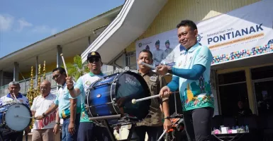 Drumband Asal Pontianak Diharapkan Bisa Berkiprah di Nasional