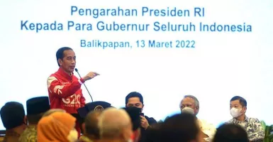 Di Kaltim, Jokowi Singgung Perang hingga Revolusi Industri 4.0