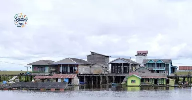 3 Fakta Desa Melintang, Desa Unik di Jantung Sebuah Danau
