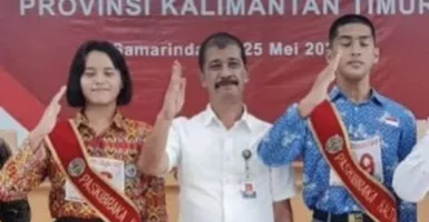 Nih Dua Paskibraka Nasional Wakil dari Kalimantan Timur