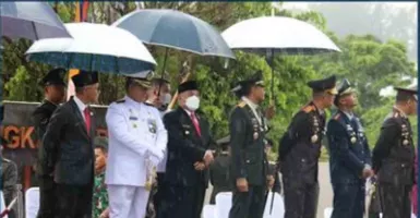 Hujan Deras, Gubernur Kaltim Harap TNI Sukseskan IKN Nusantara