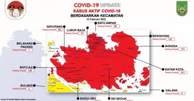 Covid-19 di Batam Menggila, Hanya Tersisa Satu Zona Hijau