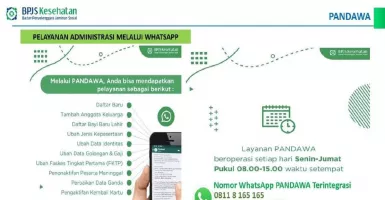 Mengenal PANDAWA, Layanan BPJS Kesehatan Via WhatsApp