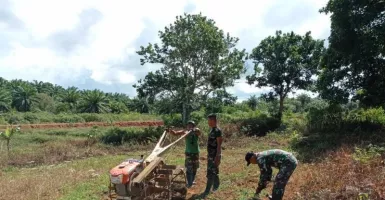 Begini Cara TNI AD Menjaga Ketahanan Pangan di Natuna