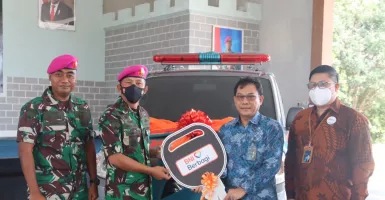 Yonif 10 Marinir dapat Ambulance dari Bank BNI Ini Fungsinya