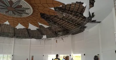 Kerusakan Plafon Capai 35 Persen, Masjid Tanjak Ditutup