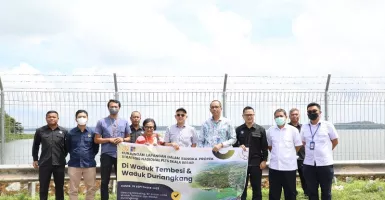 Perkembangan PLTS Terapung di Batam, Waduk Didatangi Komisi Keselamatan
