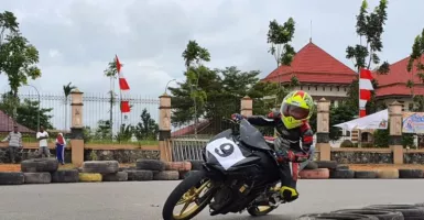 Megah Khenanda Auregha, Atlet Balap Motor Termuda di Porprov