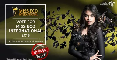Yuk, Vote Astira di Miss Eco International 2018