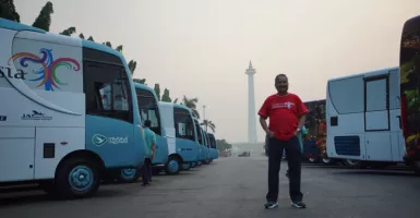100 Bus WI Siap Promosikan Pariwisata saat Asian Games