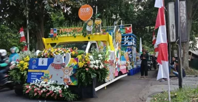 Pawai Mobil Hias Ramaikan Kota Bogor