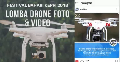 Meriahkan FBK 2018, Lomba Drone Foto & Video Kembali Digelar