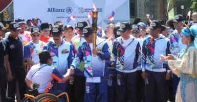 Obor Asian Para Games Lewati Sejumlah Tempat Wisata di Medan