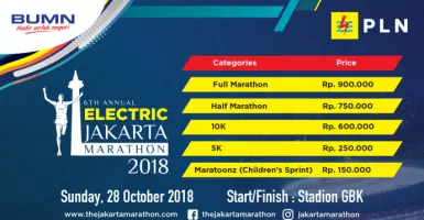 Electric Jakarta Marathon Siap Gebrak Jakarta