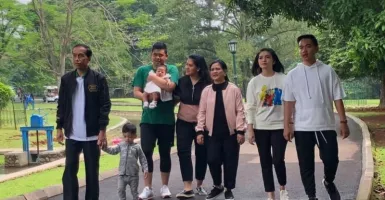 Habiskan Akhir Pekan,Keluarga Jokowi Ada di Kebun Raya Bogor