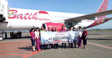 Penerbangan Perdana Batik Air Jakarta - Banyuwangi Fullseat