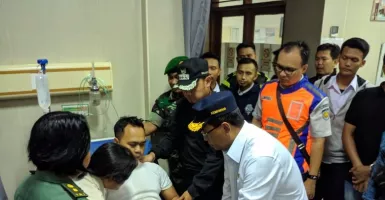 17 Penumpang Jadi Korban Tergulingnya KRL Jakarta - Bogor