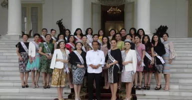 Begini Jamuan Jokowi Untuk Puteri Indonesia dan Miss Universe