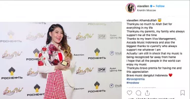 Raih Penghargaan Bravo Music Awards di Rusia, Instagram Via Vallen Banjir Komentar