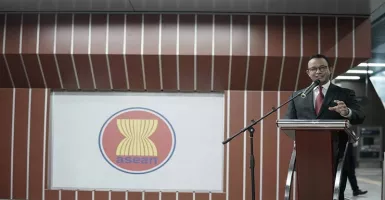 Gubernur Anies Resmikan Stasiun MRT ASEAN