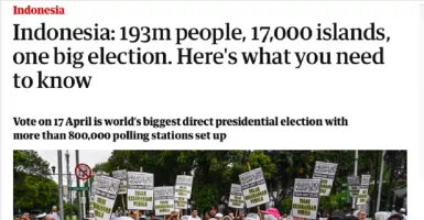 Begini Media Asing Menyoroti Pemilu 2019 di Indonesia