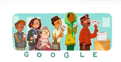 Google Doodle Meriahkan Pemilu 2019