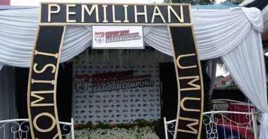 Sambut Pemilu 2019, TPS Bandarlampung Berkonsep Pesta Pernikahan